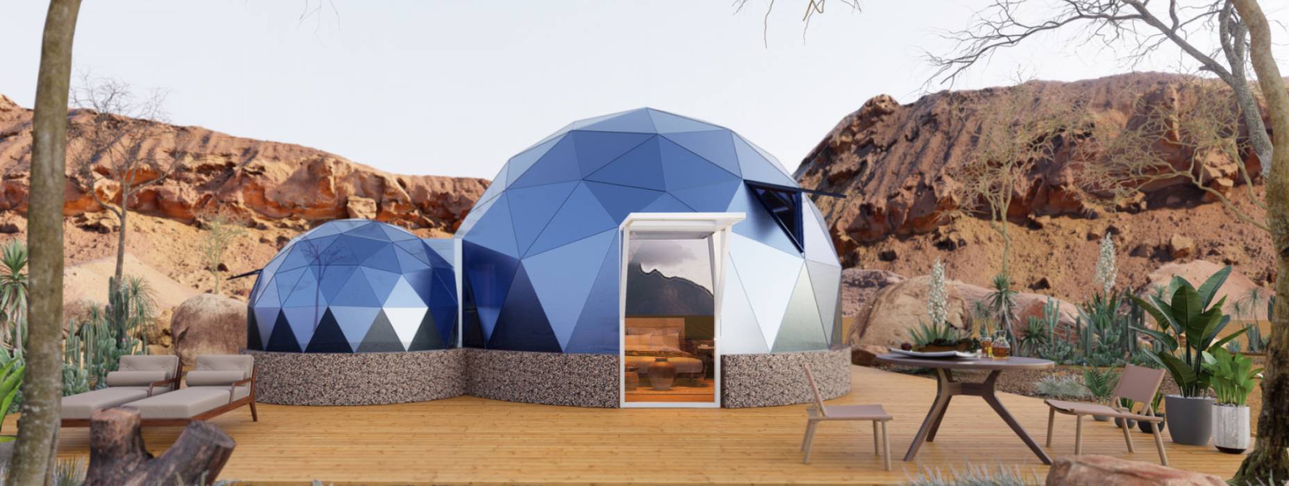 岭东区球形智能光伏玻璃星空房